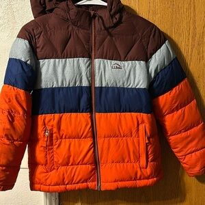 LL Bean Boys Winter Jacket Size M